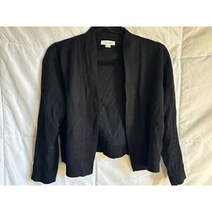 Calvin Klein Black Open Front Cardigan Sweater Women's‎ Size L